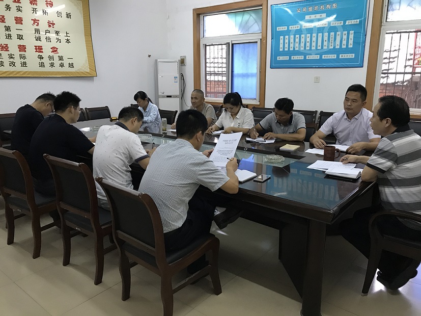 公司黨支部召開 “講政治、重規(guī)矩、作表率” 專題組織生活會